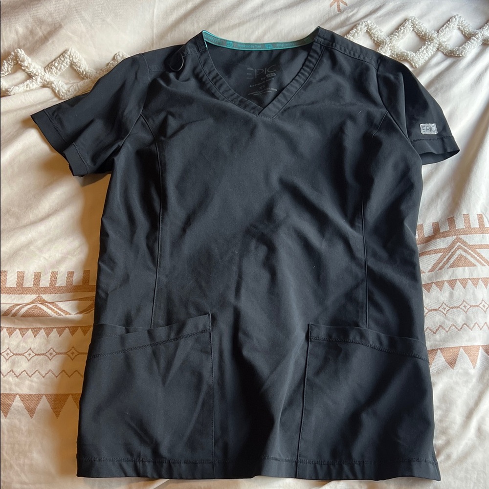 Epic Black Scrub Top and pants
